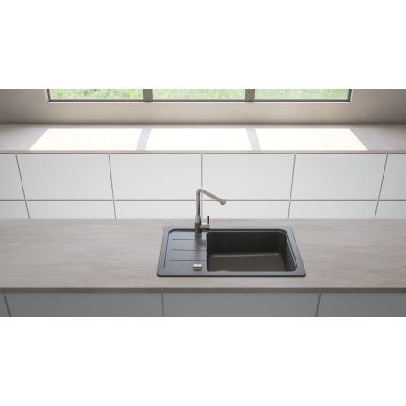 Kuchyňský dřez Schock Formhaus D-100LS Onyx, spodní montáž