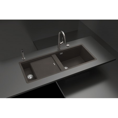 Kuchyňský dřez Schock Prepstation D-150 Night, spodní montáž