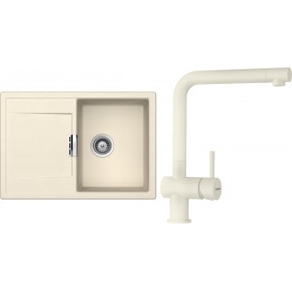 Set Schock S5-1 (dřez Mono D-100S Magnolia + baterie Epos Magnolia)