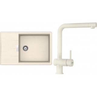 Set Schock S17-1 (dřez Tia D-100LS Magnolia + baterie Epos Magnolia)