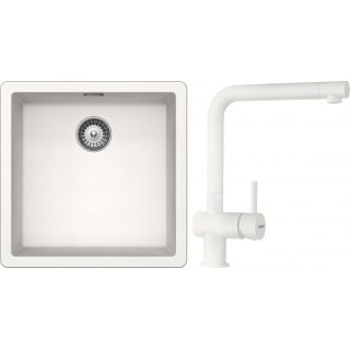 Set Schock S12-1 (dřez Greenwich N-100 Polaris + baterie Epos Polaris)