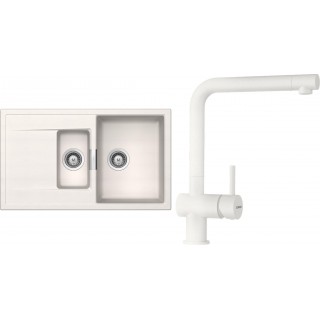 Set Schock S8-1 (dřez Mono D-150 Polaris + baterie Epos Polaris)