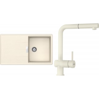 Set Schock S16-2 (dřez Tia D-100 Magnolia + baterie Epos.120 Magnolia)