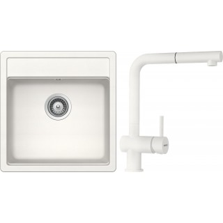 Set Schock S11-2 (dřez Mono N-100S Polaris + baterie Epos.120 Polaris)