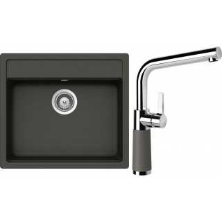 Set Schock S21-8 (dřez Nemo N-100 Asphalt + baterie SC-540 Asphalt)