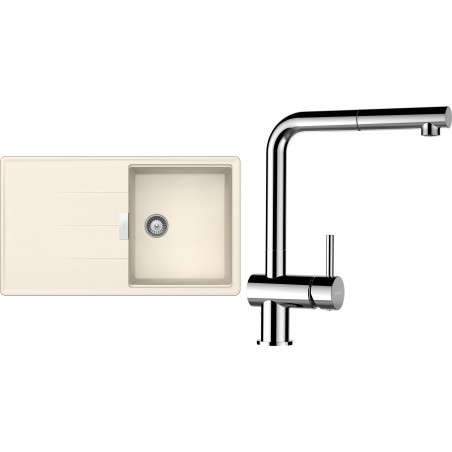 Set Schock S13-9 (dřez Tia D-100 Magnolia + baterie Epos.120 Chrom)