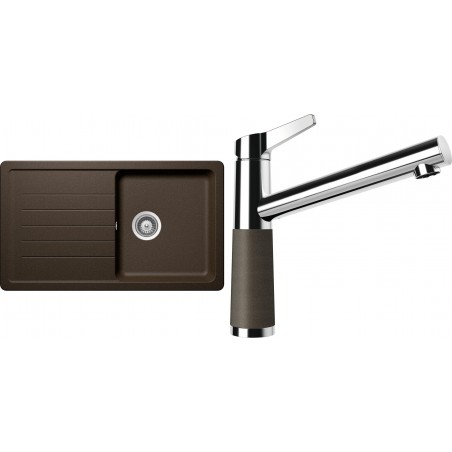 Set Schock S2-4 (dřez Toledo D-100 Bronze + baterie SC-510 Bronze)