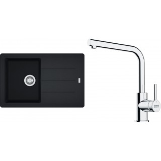 Set Franke G263O (dřez BFG 611-78 Onyx + baterie FS 3230.031 LINA SMART Chrom)