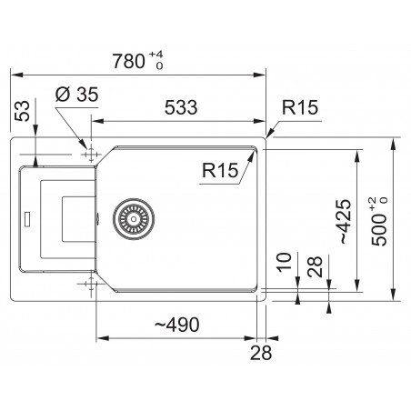Kuchyňský dřez Franke Urban UBG 611-78 BB Sahara