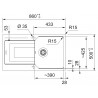 Kuchyňský dřez Franke Urban UBG 611-86 Pískový melír
