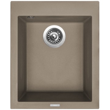 Kuchyňský dřez Sinks Cube 410 Truffle 54