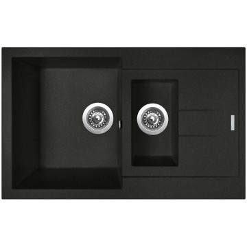 Kuchyňský dřez Sinks Amanda 780.1 Metalblack 74