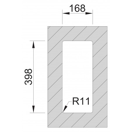 Kuchyňský dřez Sinks Box 210 RO 1,0 mm