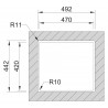 Kuchyňský dřez Sinks Box 490 FI 1,0 mm