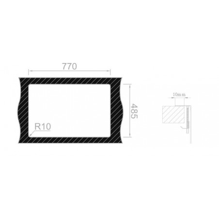 Kuchyňský dřez Sinks Boxer 790 FI 1,2 mm