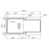 Kuchyňský dřez Sinks Evo 1000 1,2 mm