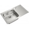 Kuchyňský dřez Teka Classic MAX 1B 1D X Nerez, levý