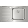 Kuchyňský dřez Teka Classic MAX 1B 1D X Nerez, pravý