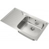 Kuchyňský dřez Teka Classic MAX 1B 1D X Nerez, pravý