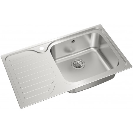 Kuchyňský dřez Teka Classic MAX 1B 1D X Nerez, pravý