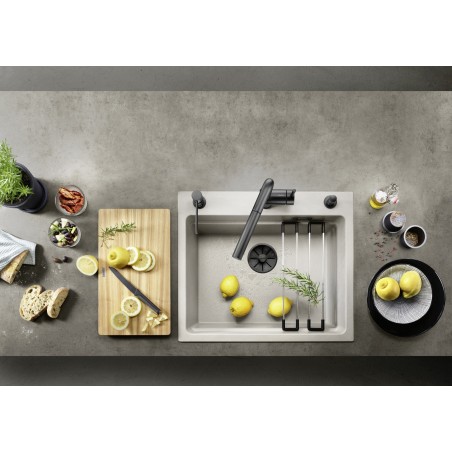 Kuchyňský dřez Blanco Etagon 6 Bílá, bez příslušenství, s pojezdy