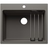 Kuchyňský dřez Blanco Etagon 6 Šedá vulkán, bez příslušenství, s pojezdy