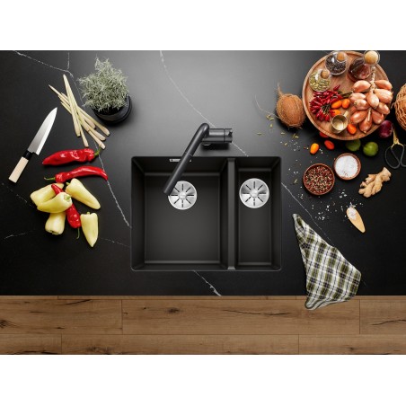 Kuchyňský dřez Blanco Subline 340/160-U Bílá, levý, bez příslušenství