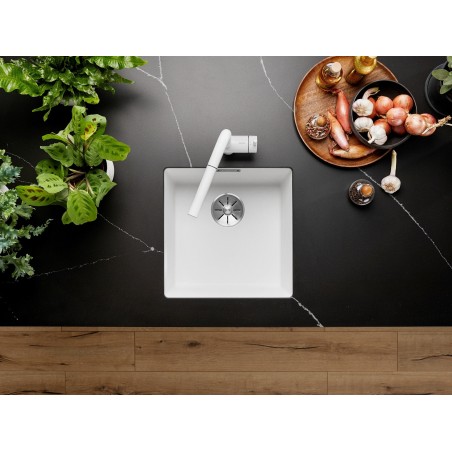 Kuchyňský dřez Blanco Subline 400-U Bílá, bez příslušenství