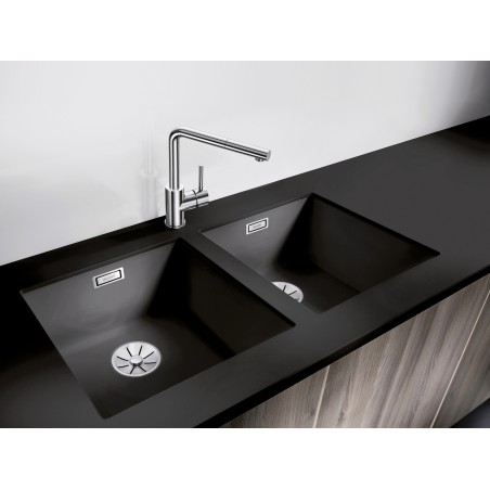 Kuchyňský dřez Blanco Subline 400-U Černá, bez příslušenství