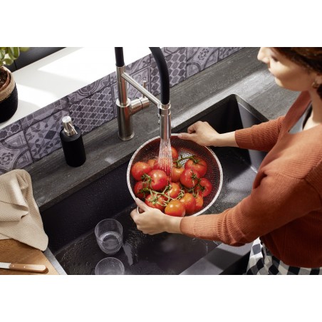 Kuchyňská baterie Blanco Catris-S Flexo Dark Steel