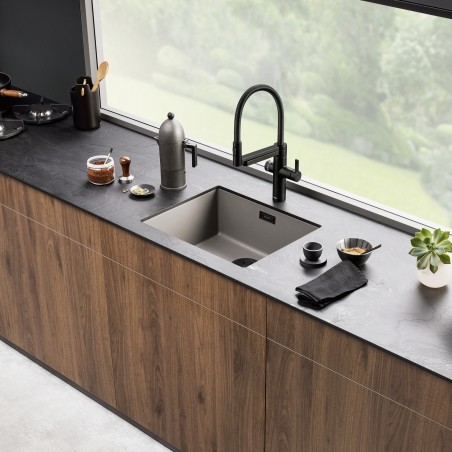 Kuchyňská baterie Blanco Evol-S Pro Černá matná, vč. filtrační sady
