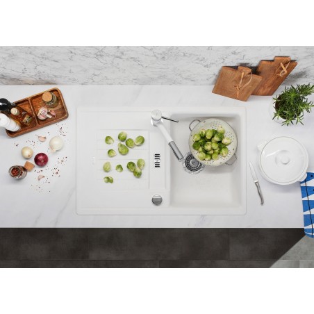 Kuchyňská baterie Blanco Kano-S Černá/chrom, beztlaková