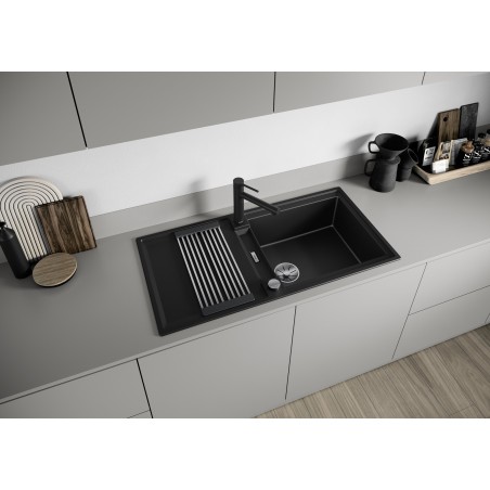 Kuchyňský dřez Blanco Adira XL 6 S Černá, s mřížkou
