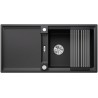 Kuchyňský dřez Blanco Adira XL 6 S-F Antracit, s mřížkou