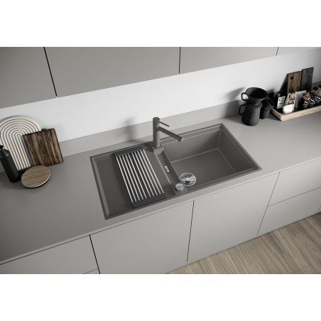 Kuchyňský dřez Blanco Adira XL 6 S-F Bílá, s mřížkou