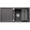 Kuchyňský dřez Blanco Adira XL 6 S-F Šedá skála, s mřížkou