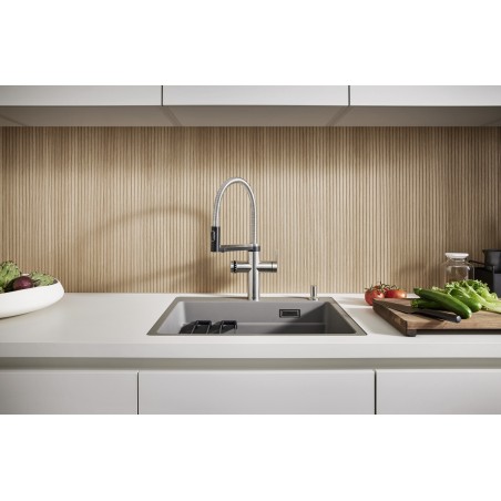 Kuchyňský dřez Blanco Etagon 6-F Antracit, s pojezdy