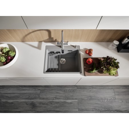 Kuchyňský dřez Blanco Etagon 6-F Šedá vulkán, s pojezdy