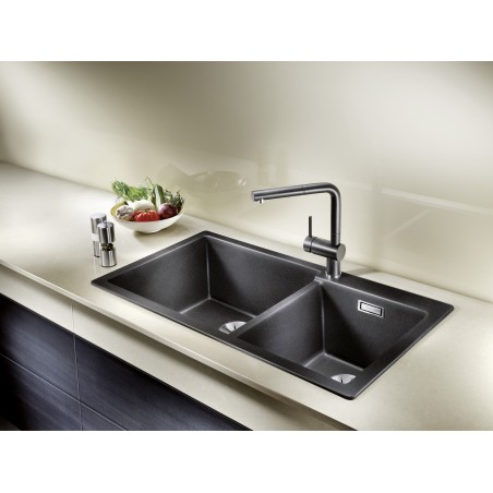 Kuchyňský dřez Blanco Pleon 9 Bílá soft, levý