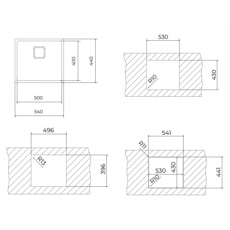 Kuchyňský dřez Teka FlexLinea RS15 50.40 Fortinox