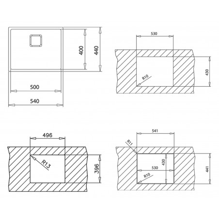 Kuchyňský dřez Teka FlexLinea RS15 50.40 Měděná