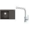 Set Franke G251ŠB (dřez CNG 611-78 TL/2 Šedá břidlice + baterie FS 3230.031 LINA SMART Chrom)