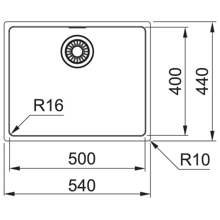 Kuchyňský dřez Franke Maris MRX 210/610-50