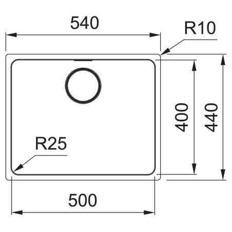Kuchyňský dřez Franke Mythos MYX 110-50