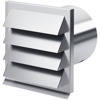 Mřížka se žaluziemi vč. zpětné klapky Franke 112.0711.905, kulaté napojení