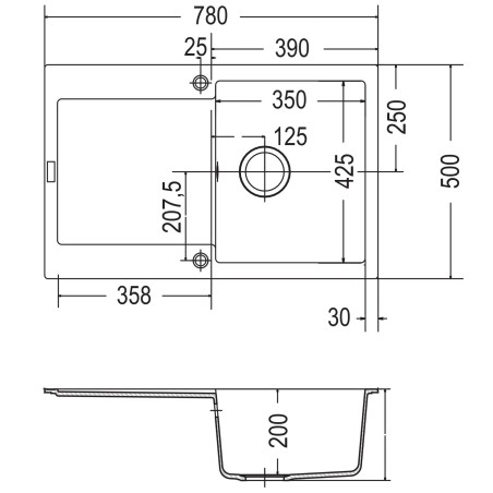 Kuchyňský dřez Franke Maris MRG 611 Šedá břidlice