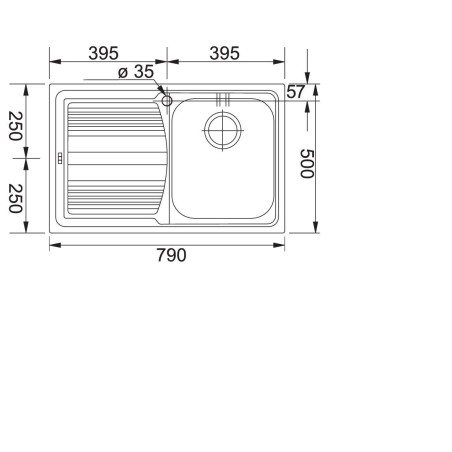 Kuchyňský dřez Franke Logica LLL 611/7