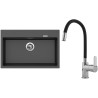 Set Sinks G10174 (dřez Maximo 780 Metalblack 74 + baterie Flexia lesklá) Set Sinks G10174 (dřez Maximo 780 Metalblack 74 + baterie Flexia lesklá)