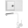 Set Sinks G13228 (dřez Amanda 780 Milk 28 + baterie Mix 3 P Milk 28)