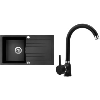 Set Sinks G3930XC (dřez Rapid 780 XC Granblack 30 + baterie Polo Granblack 30)